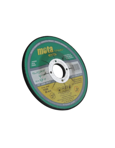 DISCO DE CORTE REPASAR MOTA (HIERRO 115)