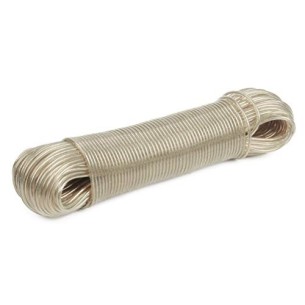 CUERDA PLASTIFICADA CABLE ACERO DORADA 25MT