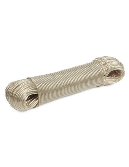 CUERDA PLASTIFICADA CABLE ACERO DORADA 25MT