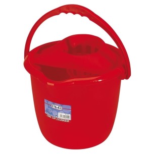 CUBO FREGONA REDONDO AZMARK ROJO