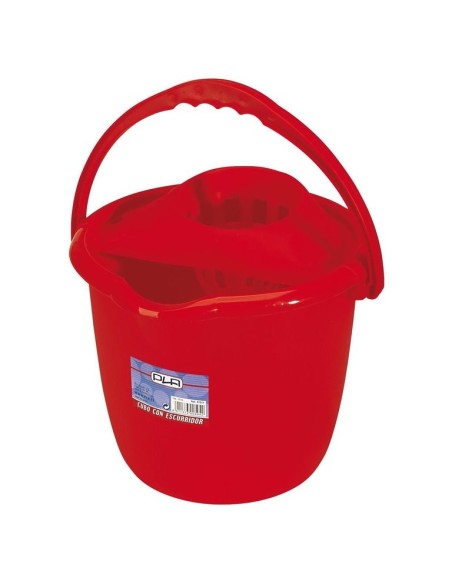 CUBO FREGONA REDONDO AZMARK ROJO