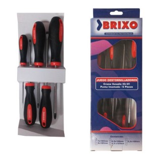 JUEGO DESTORNILLADORES BRIXO 5PZ