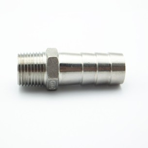 RACOR COMPRESOR MACHO 1/4 A 80MM