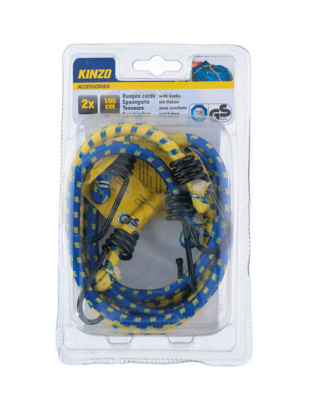 CUERDA DE AMARRE ELASTICA 1MT KINZO