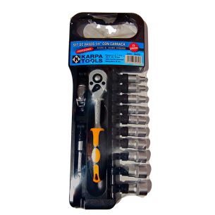 JUEGO VASOS 1/4 4-13mm KARPA TOOLS