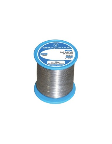 ESTAÑO EN BOBINA 250GR 1.5mm BROQUETAS