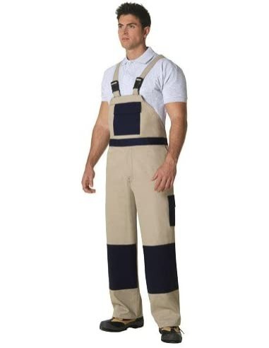 PETO MARRON Y AZUL MAURER TALLA L