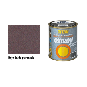 ESMALTE SINTETICO OXIRON PAVONADO ROJO OXIDO 750ML