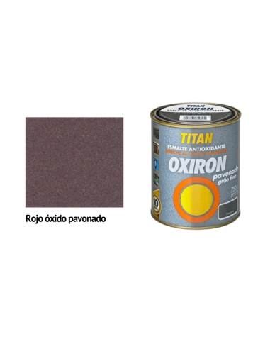 ESMALTE SINTETICO OXIRON PAVONADO ROJO OXIDO 750ML