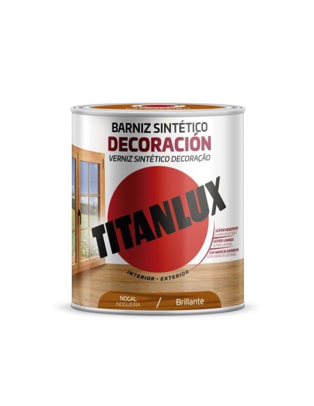 BARNIZ UNIVERSAL TITAN (NOGAL) 250ML