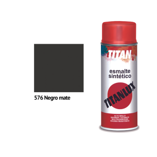 SPRAY TITAN NEGRO MATE