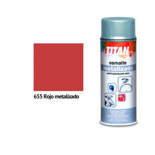 SPRAY METALIZADO TITAN ROJO