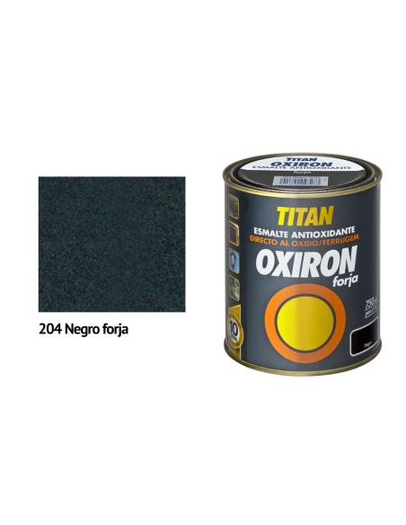ESMALTE ANTICORROSIVO OXIRON FORJA NEGRO 375ML
