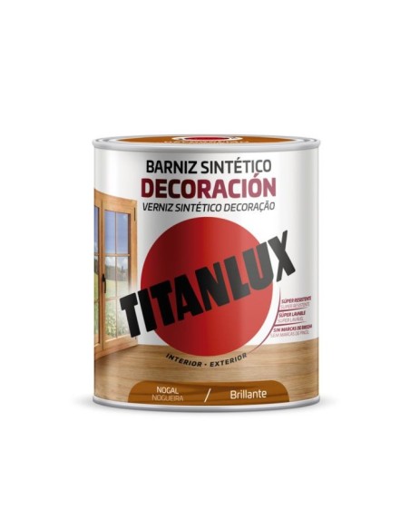 BARNIZ UNIVERSAL TITAN (NOGAL) 750ML
