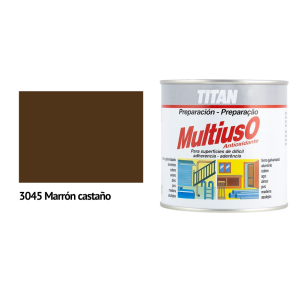 ESMALTE SINT. TITANLUX MULTIUSOS CASTAÑO 2,5LT