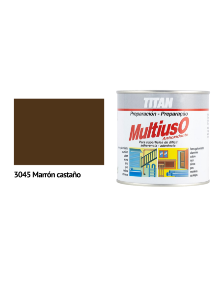 ESMALTE SINT. TITANLUX MULTIUSOS CASTAÑO 2,5LT