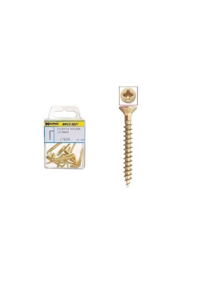 TORNILLO R/MADERA 4.5X60 (BLISTER 10 UNID)