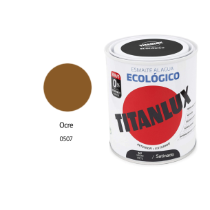 ESMALTE ECOLOGICO TITANLUX OCRE 750ML Satinado
