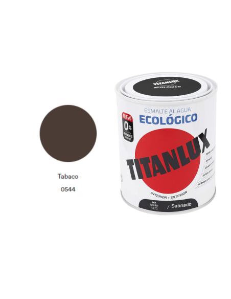 ESMALTE ECOLOGICO TITANLUX TABACO 750ML Satinado