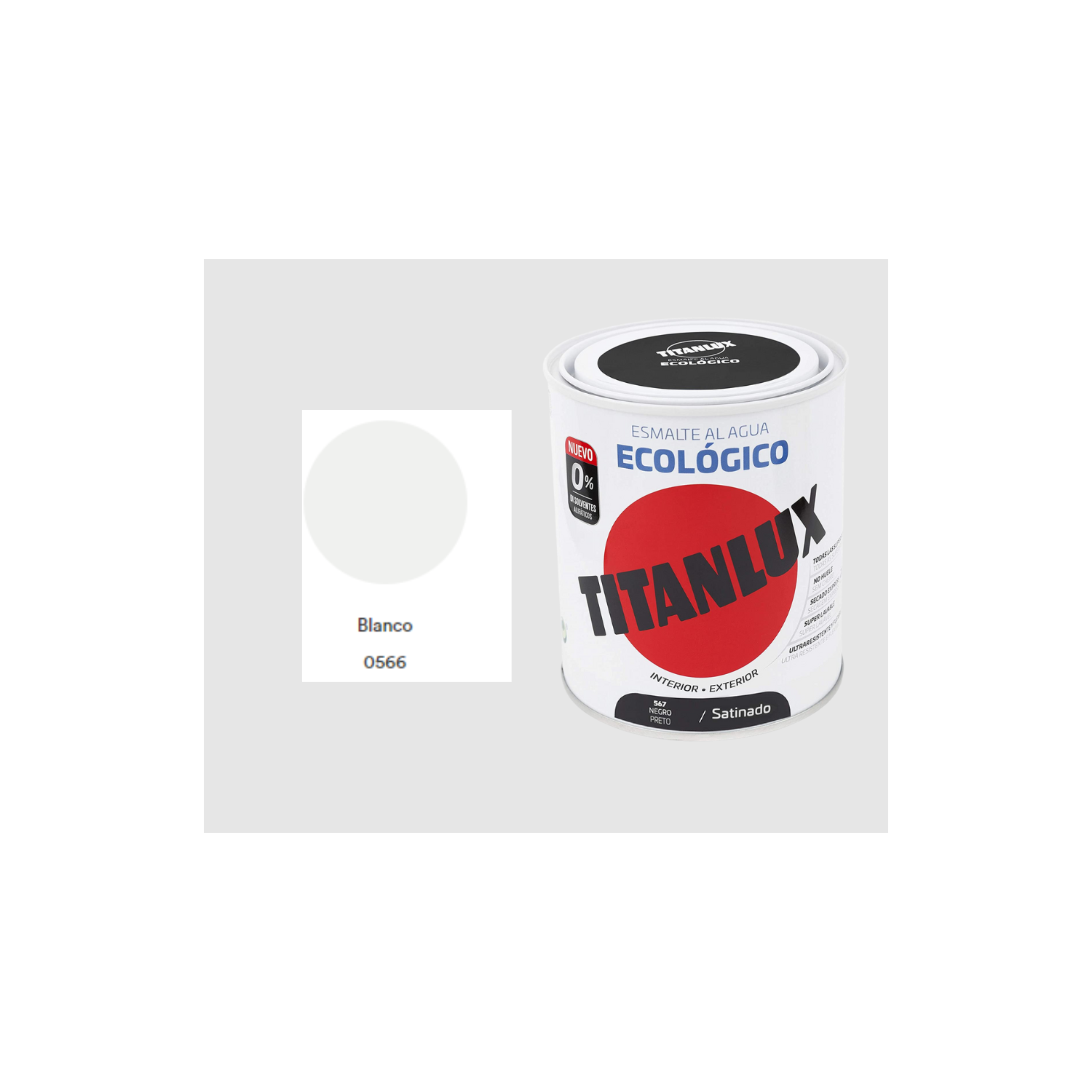 ESMALTE ECOLOGICO TITANLUX BLANCO 750ML Brillo ESMALTE ECOLOGICO TITANLUX BLANCO 750ML Brillo