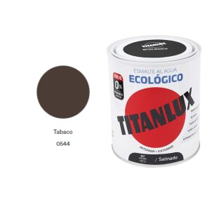 ESMALTE ECOLOGICO TITANLUX TABACO 750ML Mate