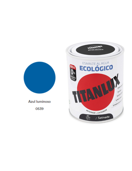 ESMALTE ECOLOGICO TITANLUX AZUL LUMINOSO 750ML Brillo