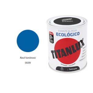 ESMALTE ECOLOGICO TITANLUX AZUL LUMINOSO 750ML Satinado