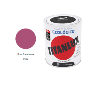 ESMALTE ECOLOGICO TITANLUX ROSA FRAMBUESA 750ML Satinado