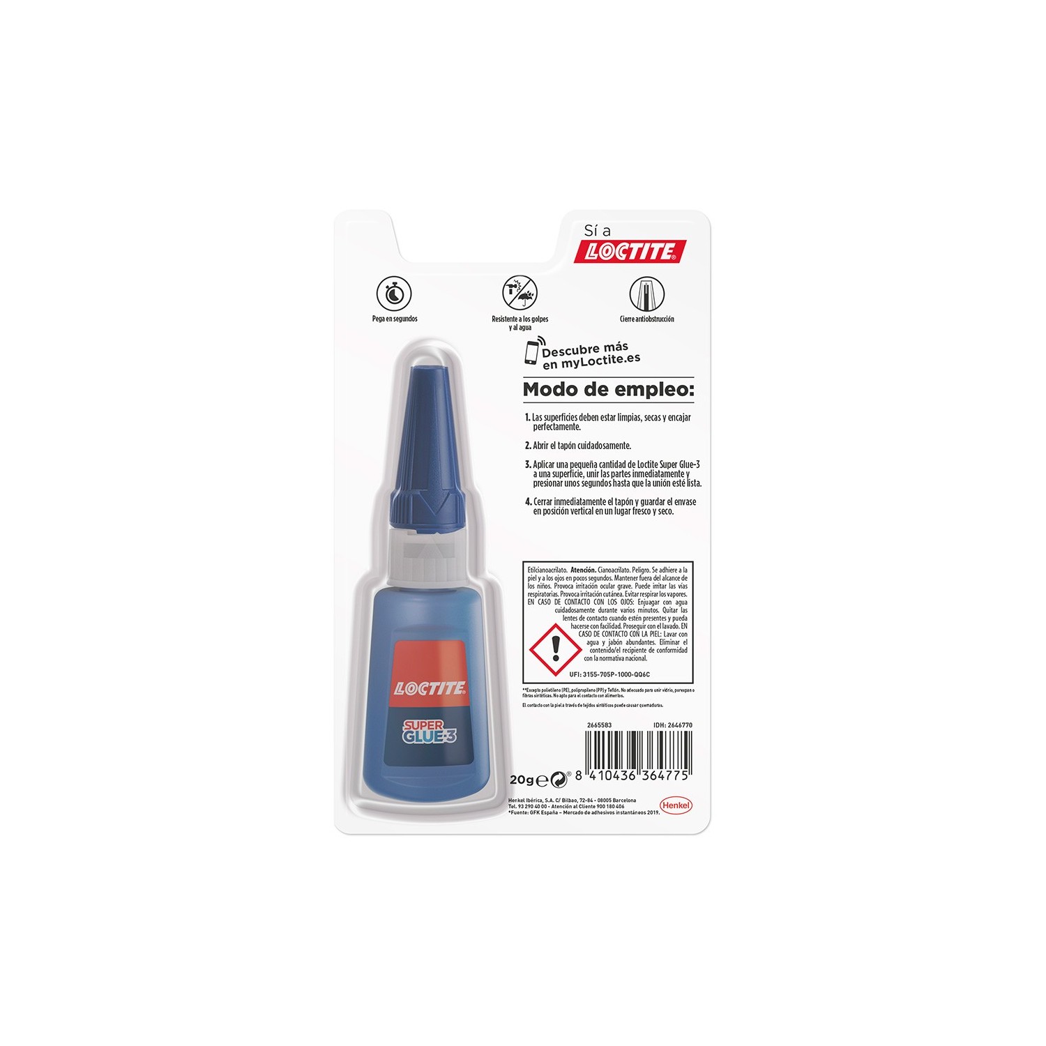 PEGAMENTO SUPER GLUE-3  20g