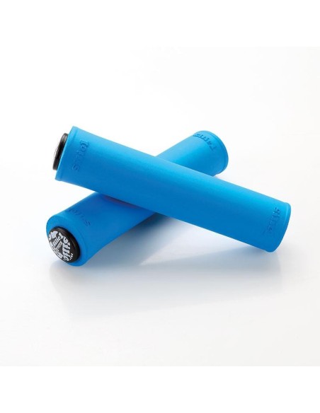 PUÑO BICICLETA SILICONA AZUL SILIC1