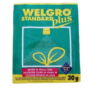 WELGRO STANDARD PLUS ABONO FOLIAR 30G