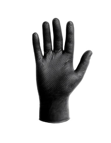 GUANTES NITRILO VITO CAJA 50UNID. NEGRO
