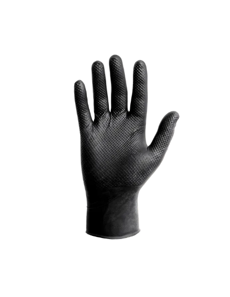 GUANTES NITRILO VITO CAJA 50UNID. NEGRO
