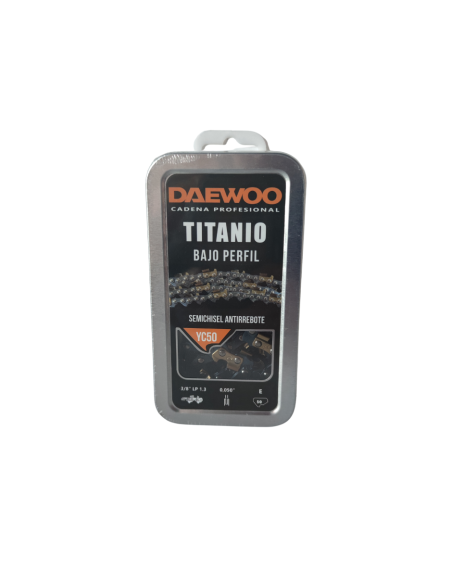 CADENA MOTOSIERRA DAEWOO TITANIO 3/8 0,50" 1,3mm 50E