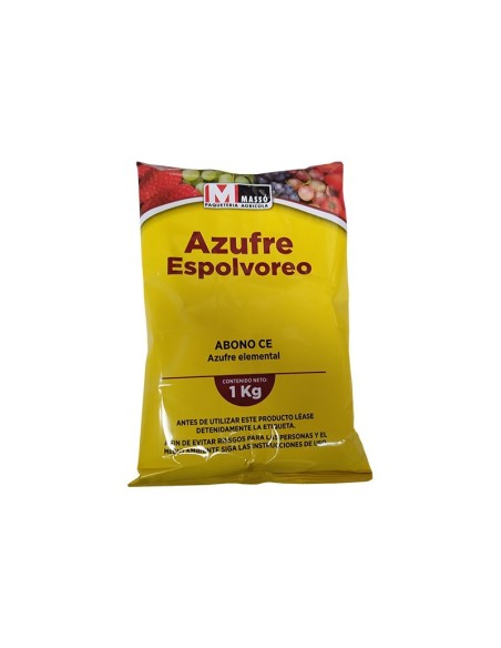 AZUFRE ESPOLVOREO MASSO 1KG