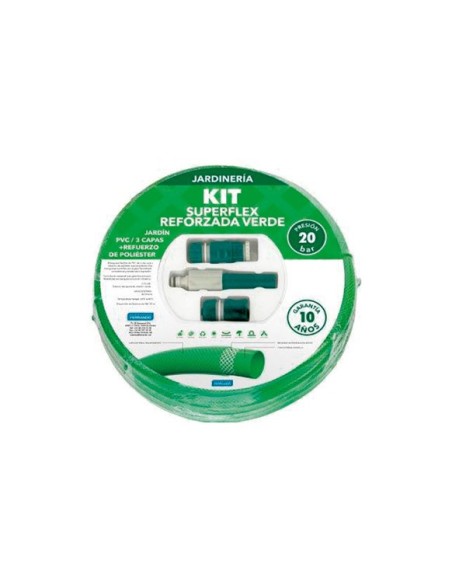 MANGUERA RIEGO SUPERFLEX 1/2 KIT 20MT