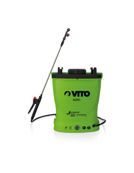 MOCHILA SULFATAR ELÉCTRICA BATERIA LITIO VITO 16LT