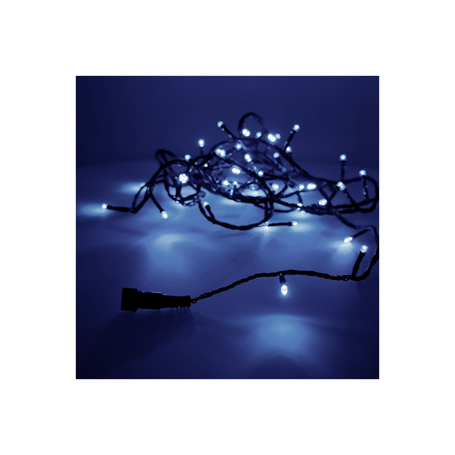 Guirnalda easy-connect 4m 60 leds azul 30v (ip44 interior-exterior) edm total 1,08w Guirnalda easy-connect 4m 60 leds azul 30v (ip44 interior-exterior) edm total 1,08w