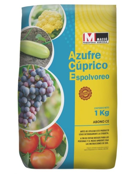 AZUFRE CUPRICO ESPOLVOREO 1KG