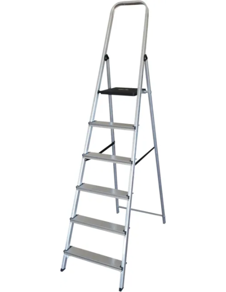 ESCALERA ALUMINIO 6 PELDAÑOS