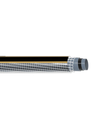 MANGUERA RIEGO 5 CAPAS VITO 1/2 DORADO/GRIS 20MT