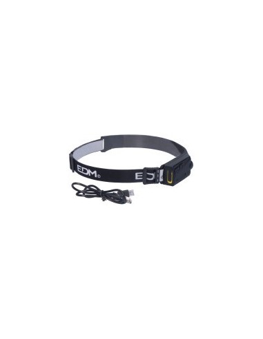 LINTERNA FRONTAL EDM 280 LUMENS CON SENSOR