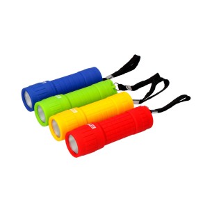 Linterna de led "cob" 60lm 3xaaa (pilas incluidas) colores surtidos edm