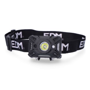 LINTERNA DE CABEZA LED EDM CON SENSOR