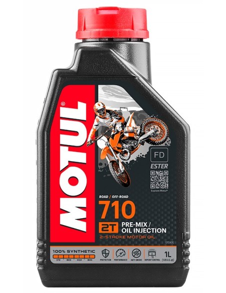 ACEITE SINTETICO MOTUL 2T 1LT