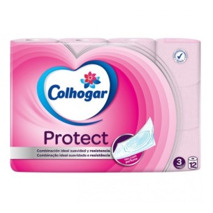 PAPEL HIGIENICO COLHOGAR PROTECT 12ROLLOS