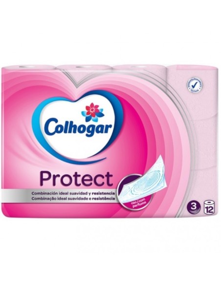 PAPEL HIGIENICO COLHOGAR PROTECT 12ROLLOS