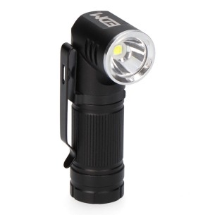 Mini linterna led. cabezal direccionable. recargable 8w 450lm edm