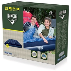 COLCHON INFLABLE CAMPING DOBLE. 191X137X22