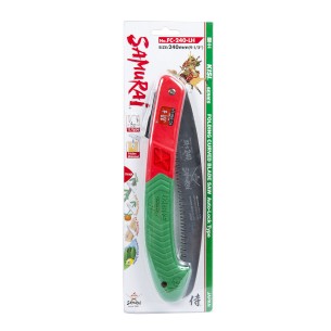 SERRUCHO SAMURAI PLEGABLE 180 mm ROJO